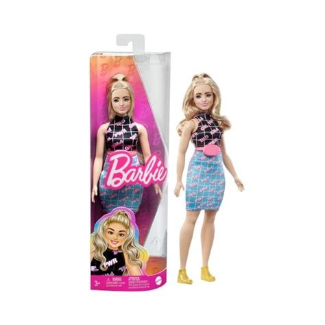 Barbie Fashionistas Blonde Morphologie Ronde Tenue Girl Power V