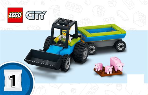 사용 설명서 레고 set 60346 시티 농장 동물들