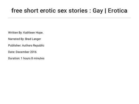 Free Gay Male Porn Stories Cartoonvsera