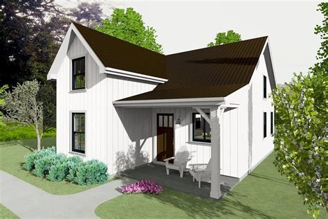 Compact Cottage Plan with Loft - 430828SNG | Architectural Designs ...