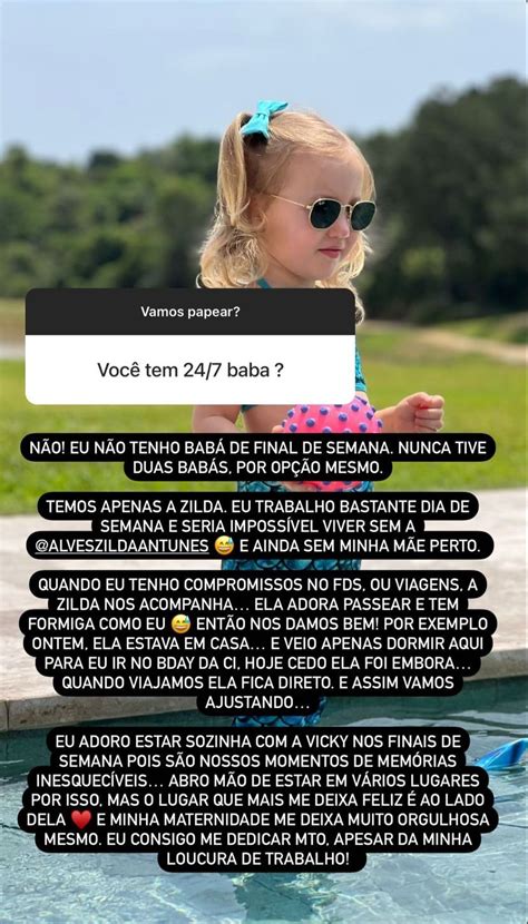 Ana Paula Siebert Abre O Jogo Sobre Ter Bab Para Cuidar Da Filha