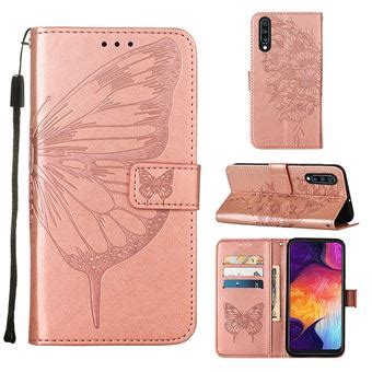 Mpfrance Housse Pour Samsung Galaxy A A S A S Or Rose Papillon V