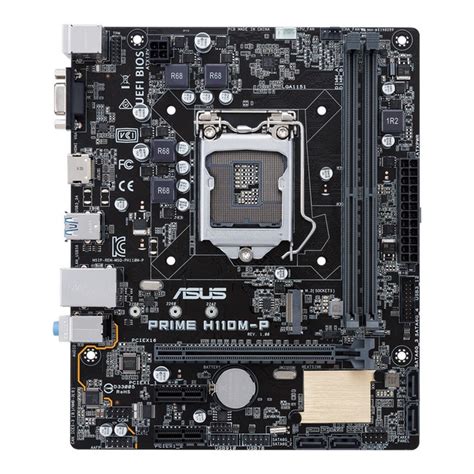 Материнская плата Asus Prime H110M-P (s1151, Intel H110, PCI-Ex16 ...