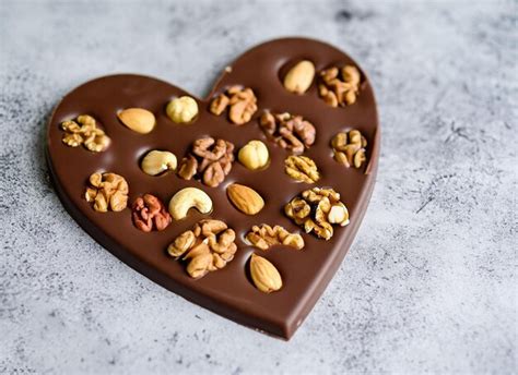 Premium Photo | Chocolate bar with nuts