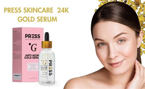 Skincare 24k Gold Serum For Face Anti Aging Moisturizer