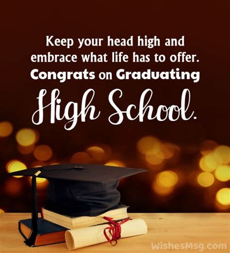 130 High School Graduation Wishes And Messages Wishesmsg