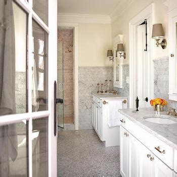 White Carrara Marble Bathroom Tiles Design Ideas