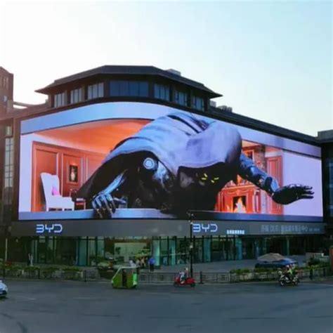 P P P Large Waterproof Led Display Hd Naked Eye D Led Screen Digital Outdoor Advertising Led