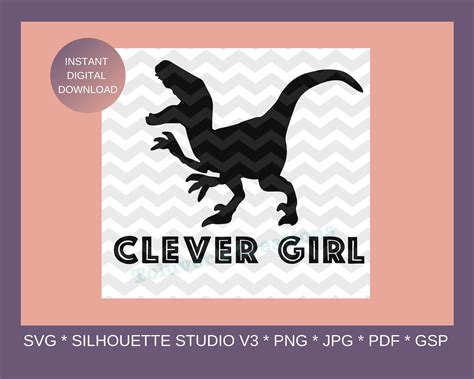 Jurassic Park Velociraptor Clever Girl