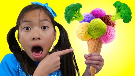 Te gusta helado de brócoli Broccoli Ice Cream Kids Song Canciones