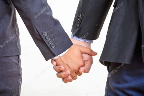 Gay Couple Holding Hands Stock Photo By Gioiak2 127301482