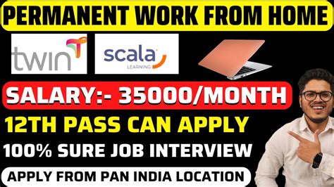 Permanent Work From Home Jobs 2022 Online Jobs For 12th Pass Jobs