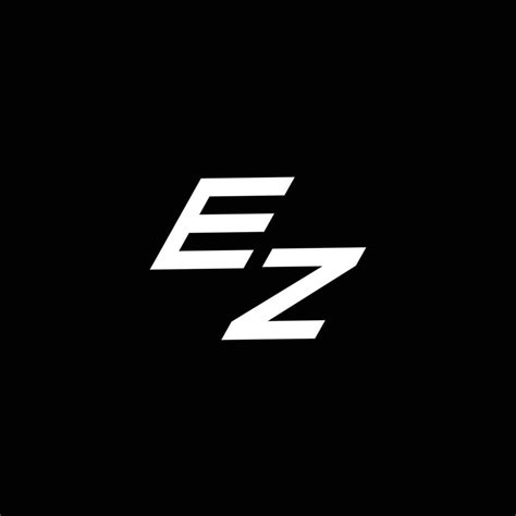 Ez Logo Monogram With Up To Down Style Modern Design Template