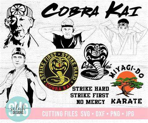 A Cobra Kai Svg Bundle Cobra Kai Logo Svg Cobra Kai Letter Font | The ...