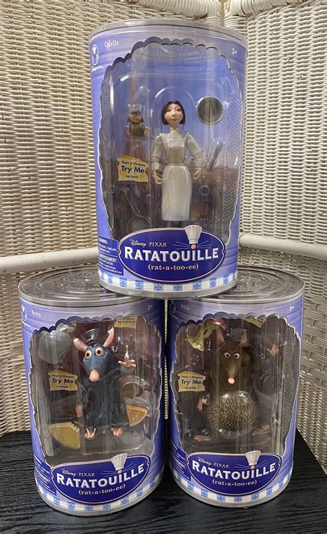 New Disney Ratatouille Trio Colette Remy Emille Talking Action