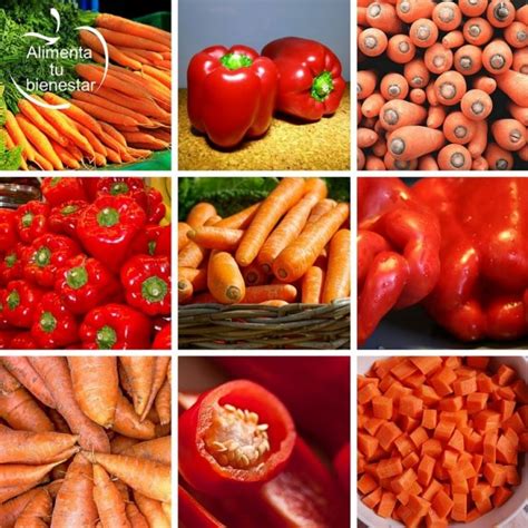 Alimentos Medicina Zanahoria Y Pimiento Rojo