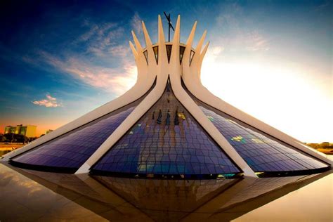 Vista Satelital de Catedral de Brasilia Brasil Imágenes o mapas Via