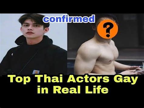 Top Thai Actors Who Are Gay In Real Life Part Thai Bl Series Youtube