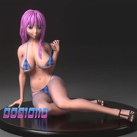 Anime Bikini Model D Model D Printable CGTrader