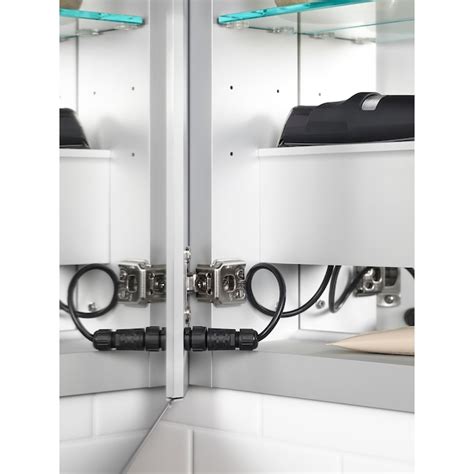 KOHLER Verdera 40-in x 30-in Lighted LED Surface/Recessed Mount Aluminum Mirrored Soft Close ...