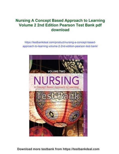 Nursing A Concept Based Approach To Learning Volume I 2nd Edition