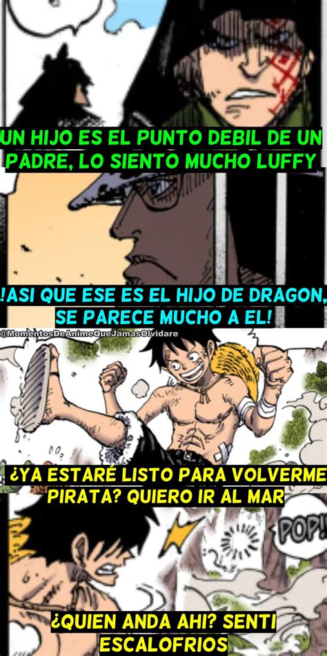 Momentos - Esta escena de One Piece nos demuestra que Dragon si quiere