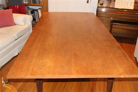 Custom Curly Cherry Dining Table By Fredric Blum Design