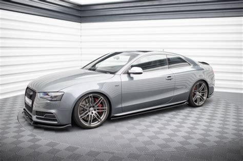 Seitenschweller Ansatz Cup Leisten V 2 für Audi S5 A5 S Line Coupe