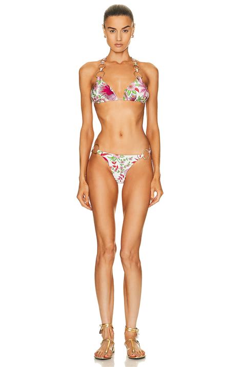 Cult Gaia Zoey Bikini Top In LA SELVA FWRD