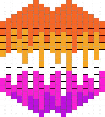 Lesbian Drip Mask Pony Bead Patterns Misc Kandi Patterns For Kandi Cuffs