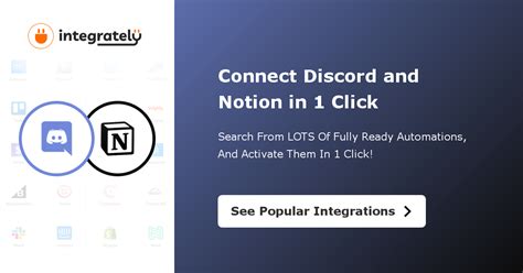 Discord Notion Integration Integrations