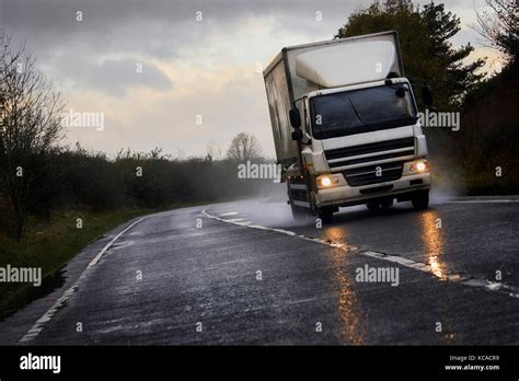 truck transporting goods  res stock photography  images alamy