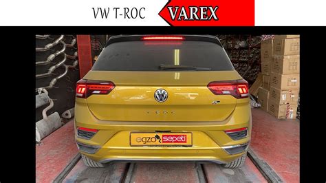 VW T TROC KUMANDALI VAREX EGZOZ SESİ YouTube