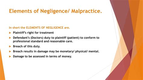 Ppt Understanding Medical Negligence And Tort Law Powerpoint Presentation Id8954105