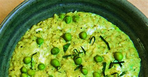 Risotto Aux Petits Pois Ricotta Et Menthe Marie Claire