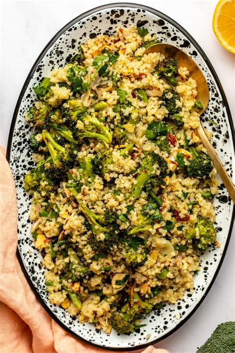 Roasted Broccoli Quinoa Salad - From My Bowl