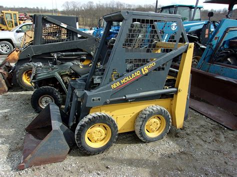 New Holland Ls Skid Steer At Baker Sons Equipment Co