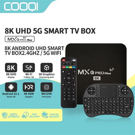 Cooqi Mxq Pro Max K Uhd G G Android Color Ultra Hd Tv Box Ghz