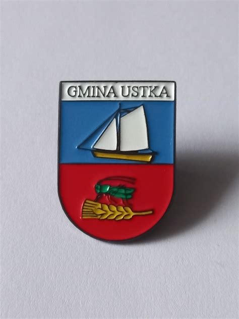 Herb Gmina Ustka Przypinka Pin Odznaka Wpinka Siedlce Kup Teraz Na