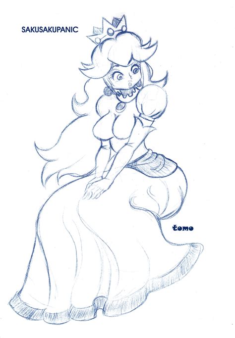 Sketch Peach By Tomo Hentai Foundry
