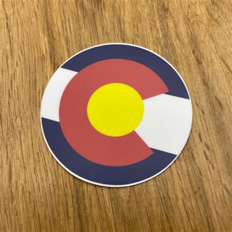 Colorado State Flag Sticker Etsy