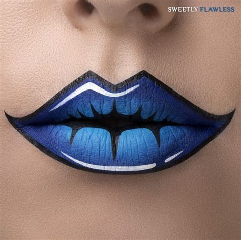 20 Wildly Gorgeous And Creative Lip Art Designs Pampadour Lip Art