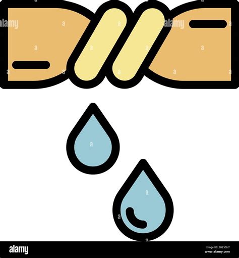 clothes squeeze  icon outline clothes squeeze  vector icon color