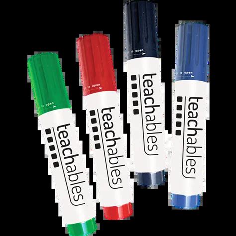 Teachables Whiteboard Markers Jumbo - Pack of 6