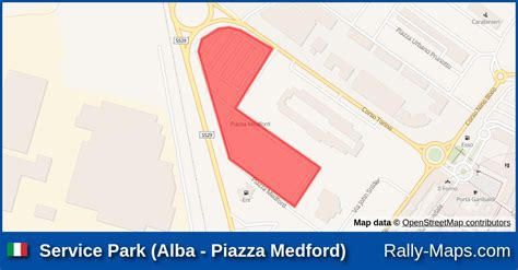 Service Park Alba Piazza Medford Stage Map Ra Rally Regione