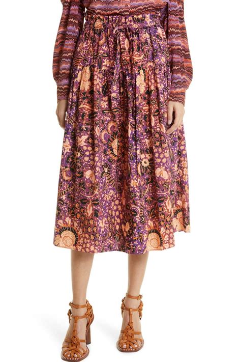 Ulla Johnson Fernanda Skirt - Blackcurrant | Garmentory