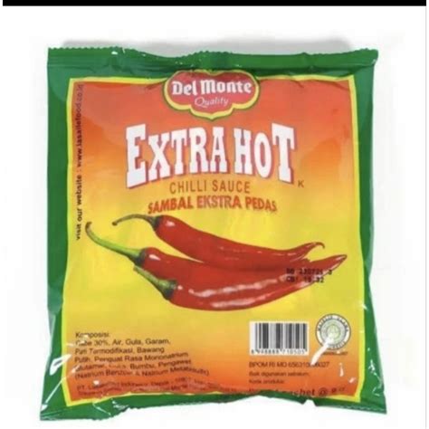 Delmonte Sambal Sauce Extra Hot Sachet Stick Pack Of Sticks Del Monte Shopee Malaysia