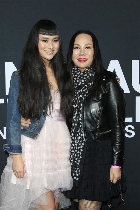 LOS ANGELES, FEB 10 - Asia Chow, Eva Chow at the SAINT LAURENT At The