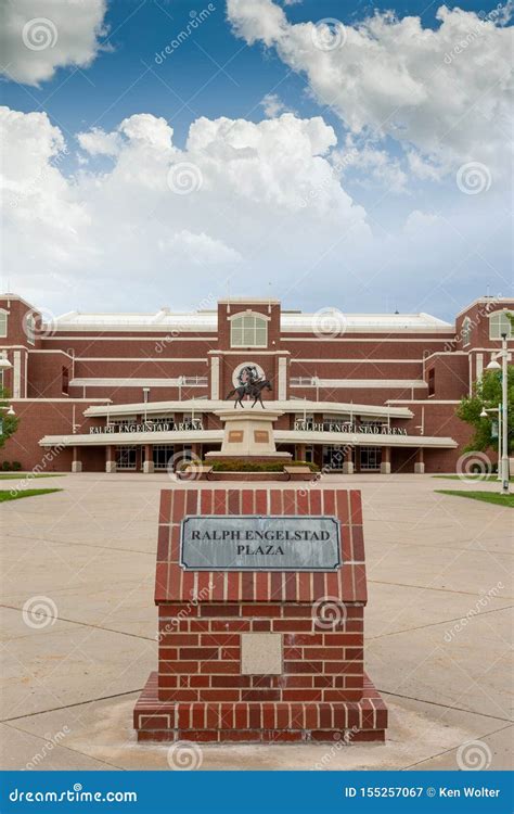 Ralph Engelstad Plaza And Arena On The Campus Of The University Of