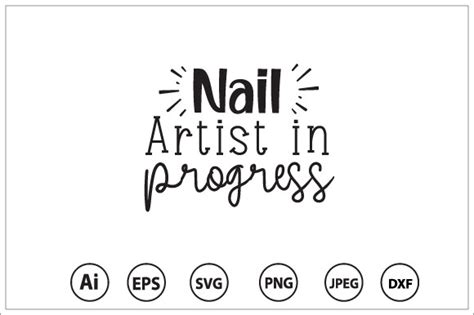 Nail Tech Svg Bundle T Shirt Design Graphic By Designcreator